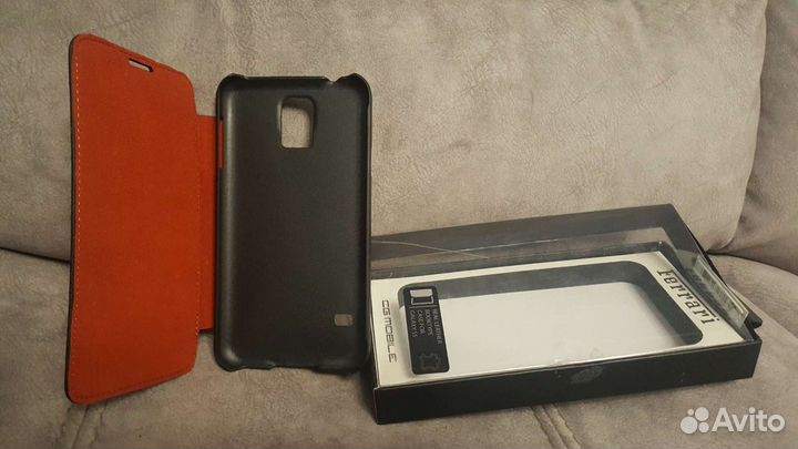 Чехол-книжка Ferrari на samsung Galaxy S5
