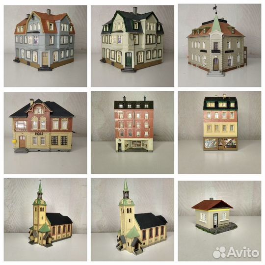 Железная дорога 12мм.строения Auhagen часть2