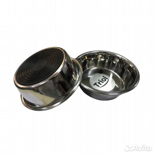 Миска металл на резинке Triol Утяжеленная