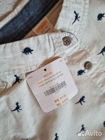 Рубашка Gymboree на мальчика 134