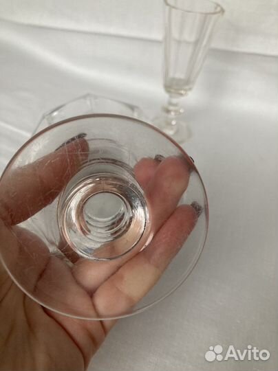 Вазочка/конфетница и лафитник