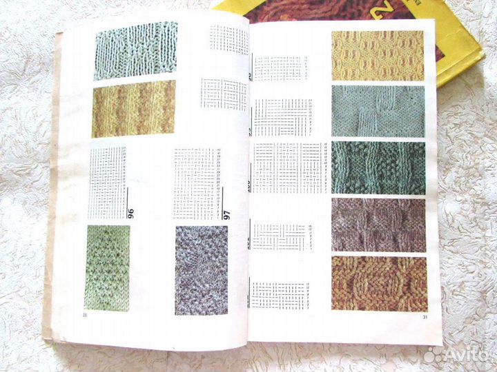 Книга по вязанию 800 узоров в 2-х томах, 1991 год