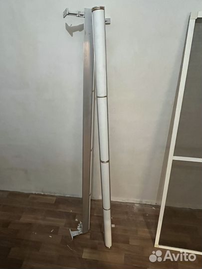 Карнизы белые 150 см 2 шт