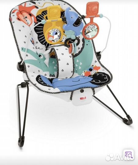 Детское кресло шезлонг качалка
