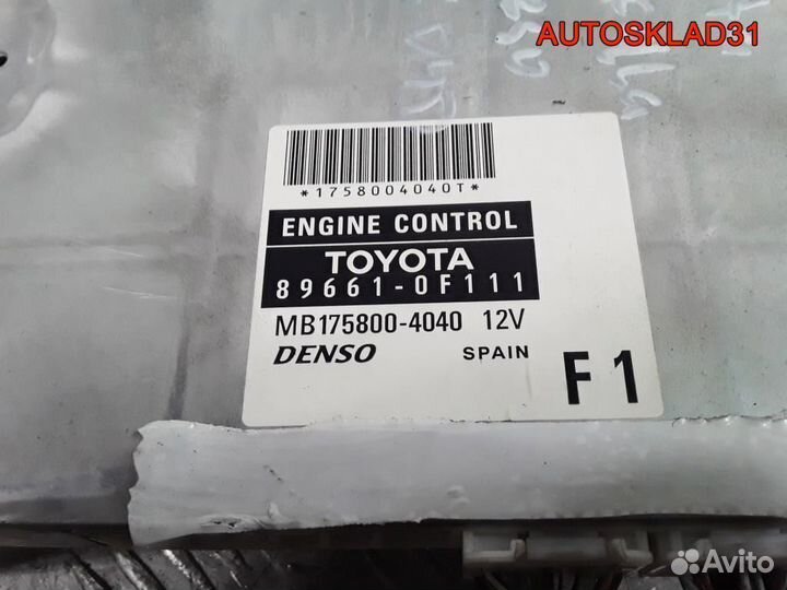 Блок эбу Toyota Corolla Verso 2.2 2adft 896610F111