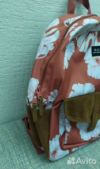 Рюкзак женский Roxy Flowers коричневый (Оригинал)