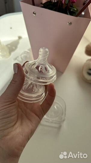 Соска на бутылочку avent