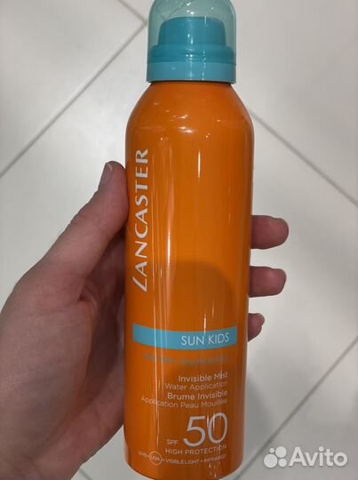 Солнцезащитный спрей крем средство для детей и взр
