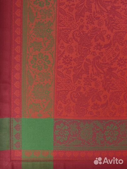 Скатерти льняная жаккардовая