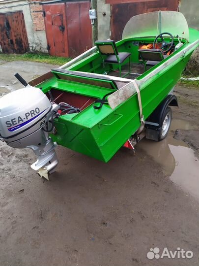 Лодка Мкм 15л.с. 4т с документами права не нужны