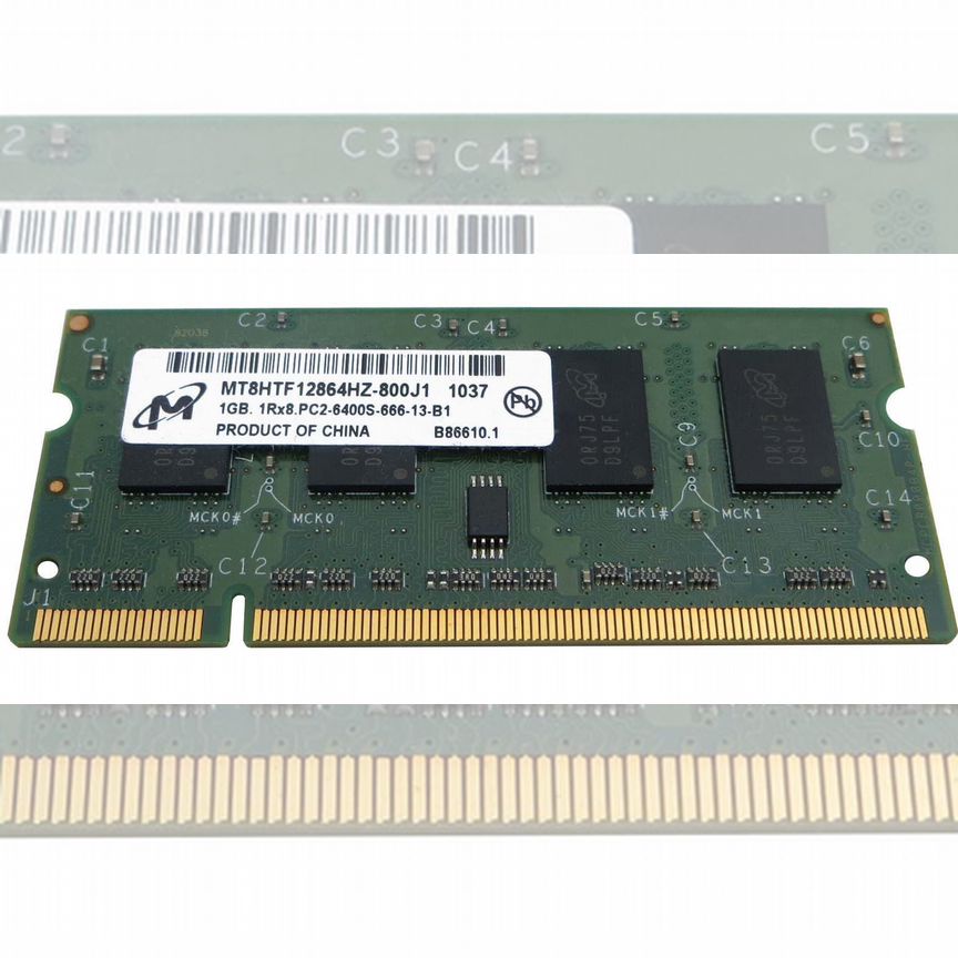 [MT8HTF12864HZ-800J1] Оперативная Память Micron 1gb Mt8htf12864hz-800j1