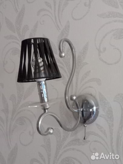 Люстра+ 2 бра+торшер для туалетного столика