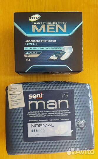 Прокладки мужские урологические