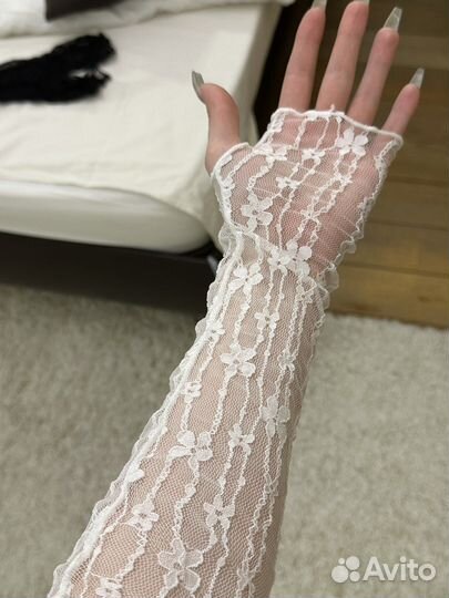 Митенки кружевные
