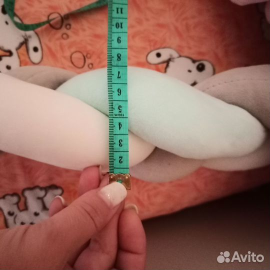 Бортик коса в кроватку