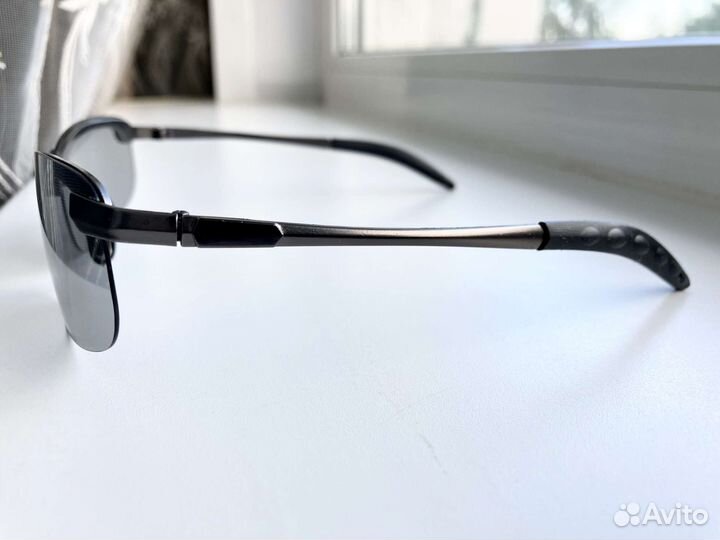 Металлические фотохромные очки бронзовые