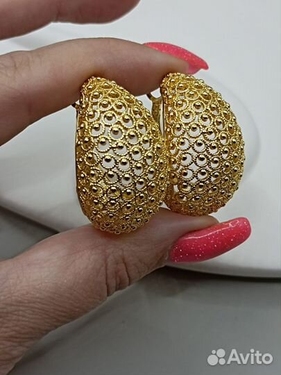 Серьги Ажурные