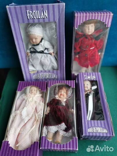 Кукла девочка в одежде СССР пупсы фарфор Европа