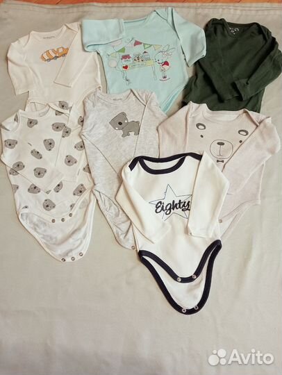 Вещи пакетом для мальчика от рождения до полугода
