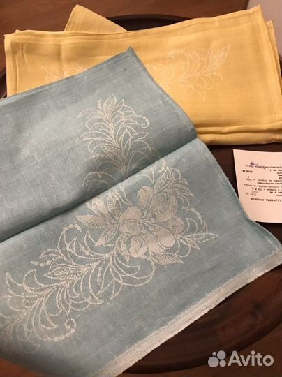 СССР. Салфетки льнянные