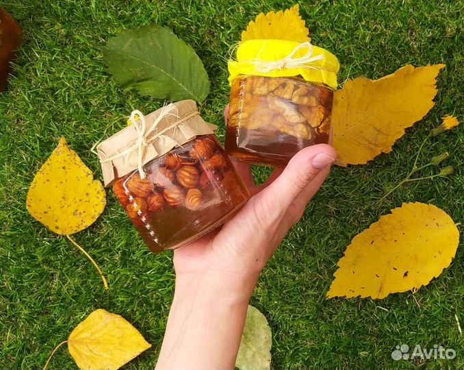 Мед с орехами