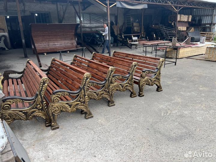 Скамейка уличная садовая