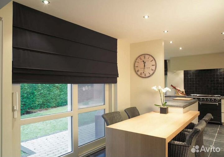 Римские шторы и жалюзи