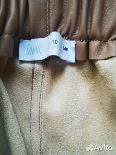 Кожаные шорты zara