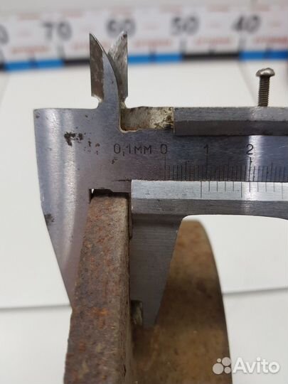 Диск тормозной задний (Hyundai Elantra)