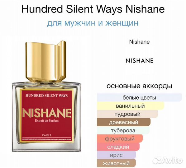 Hundred Silent Ways Nishane от 3мл/Распив/Отливант