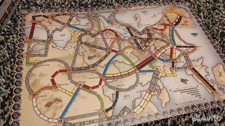 Билет на поезд Европа (настольная игра)