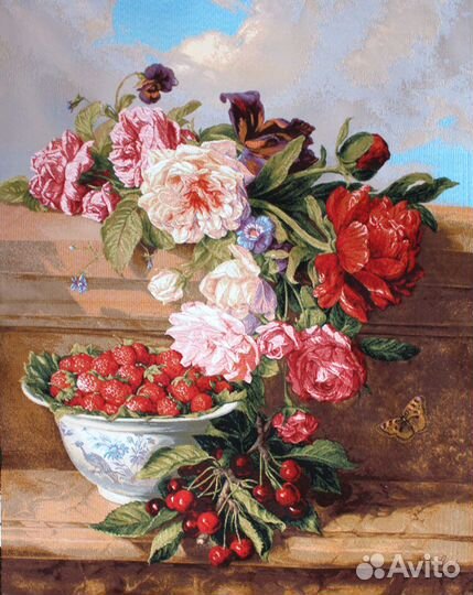 Большие гобелены с цветами