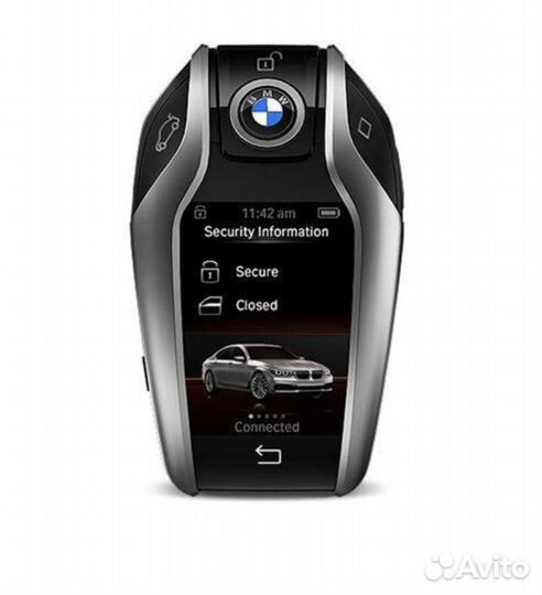 Чехол для SMART ключа BMW / бмв TPU Pink