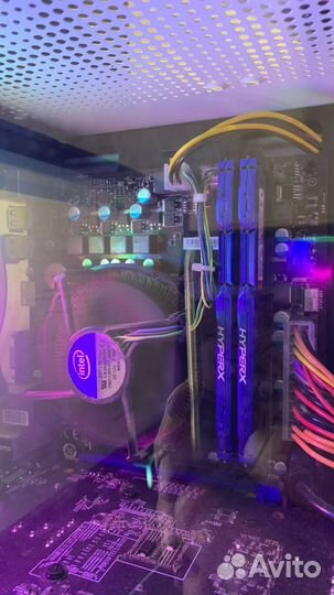 Комплект msi b75ma-e33 + i5-3470+8gb hyperX+кулер