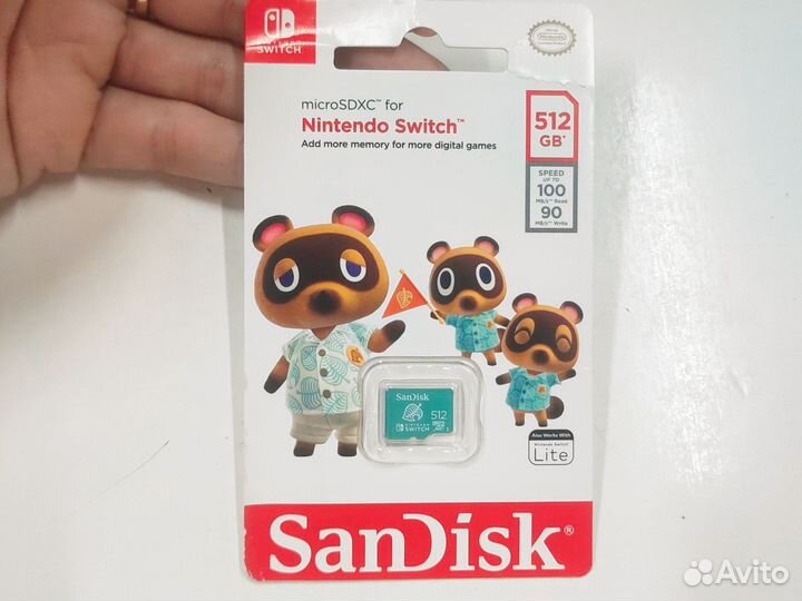 SanDisk Карта памяти Nintendo Switch 512 гб