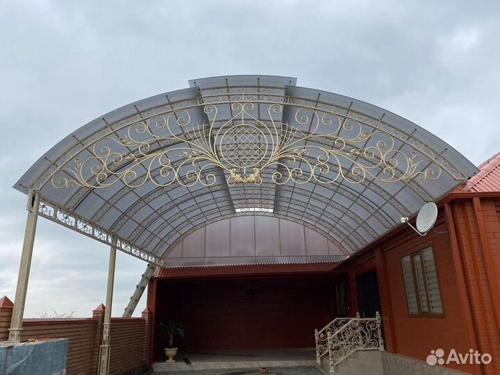 Навесы из поликарбонат