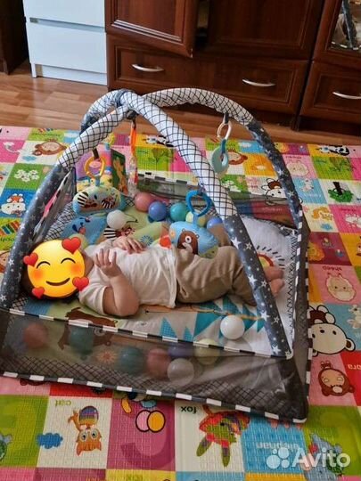 Развивающий детский игровой коврик