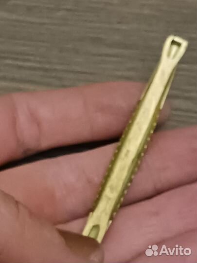 Зажим для галстука винтаж металл