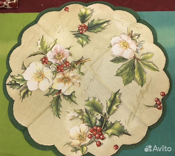 Новогодние салфетки для творчества