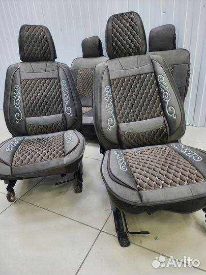 Чехлы на весь салон из Алькантары