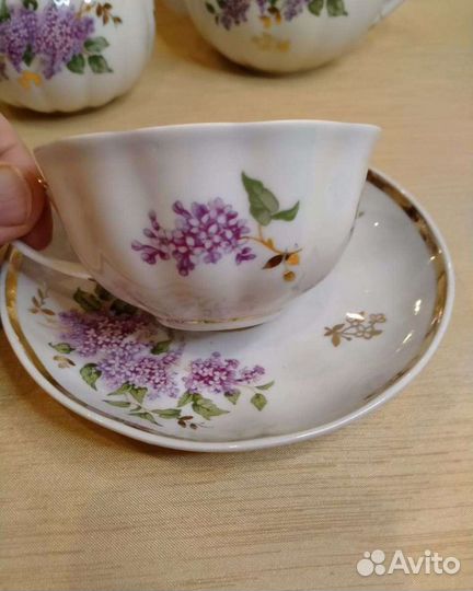 Сервиз чайный Сирень Дулево