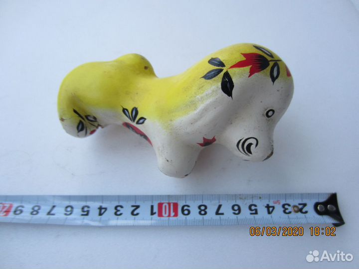 Собака собачка прессованные опилки СССР