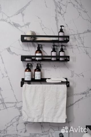 Набор полок в ванную комнату