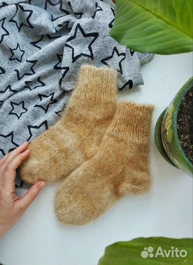 Детские носки из собачьей шерсти