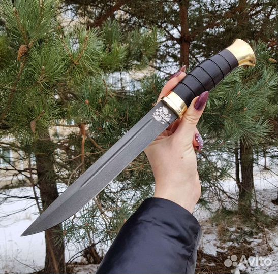 Пластунский нож (х12мф в булате )