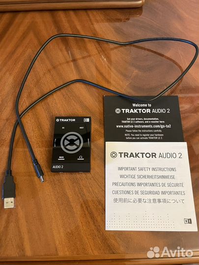 Звуковая USB карта traktor audio 2 MK2