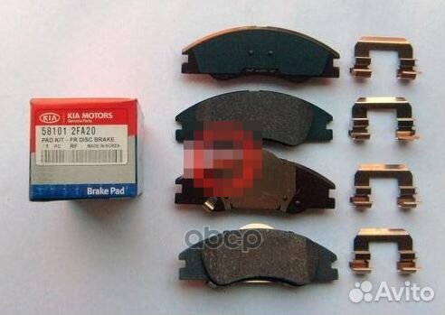 581012FA20 Комплект тормозных колодок, дисковый