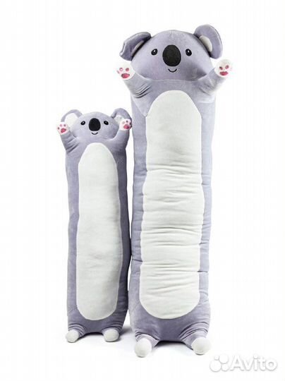 Большая мягкая игрушка подушка Коала 90 см