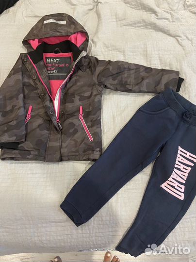 Пакет фирменных вещей для девочки 110-116
