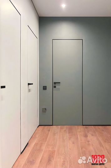 Двери межкомнатные скрытого монтажа под покраску